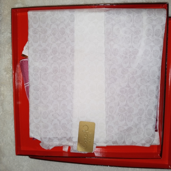 SILK SCARF BY COACH - Picture 3 of 4